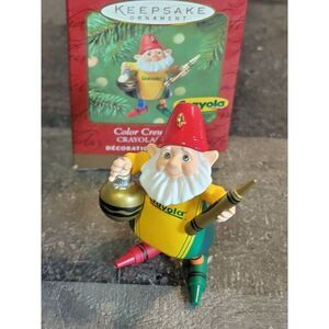 Hallmark 2001 Color Crew Chief Crayola ornament Xmas decor